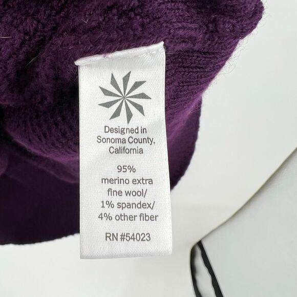 Athleta Innsbrook Sweater Dress Extra Fine Merino Wool Blend Purple size small - Picture 6 of 9